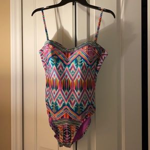Kenneth Cole multi color one piece